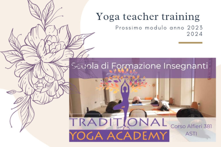 Corso di approfondimento dello Yoga finalizzato all’Insegnamento